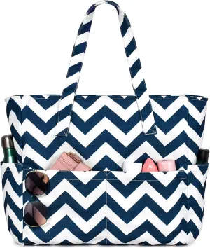 oscaurt Beach Bags for Women Large Waterproof Sandproof Beach Tote Swim Pool Bag with Zipper for Travel Vacation Essentials