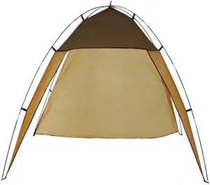 Outdoor Canopy, Lightweight Tent, Windbreak Wall, Camping Sunshade Tent, Camping Picnic Tent, Beach Tent(Deep Khaki Color,220 * 220 * 175)
