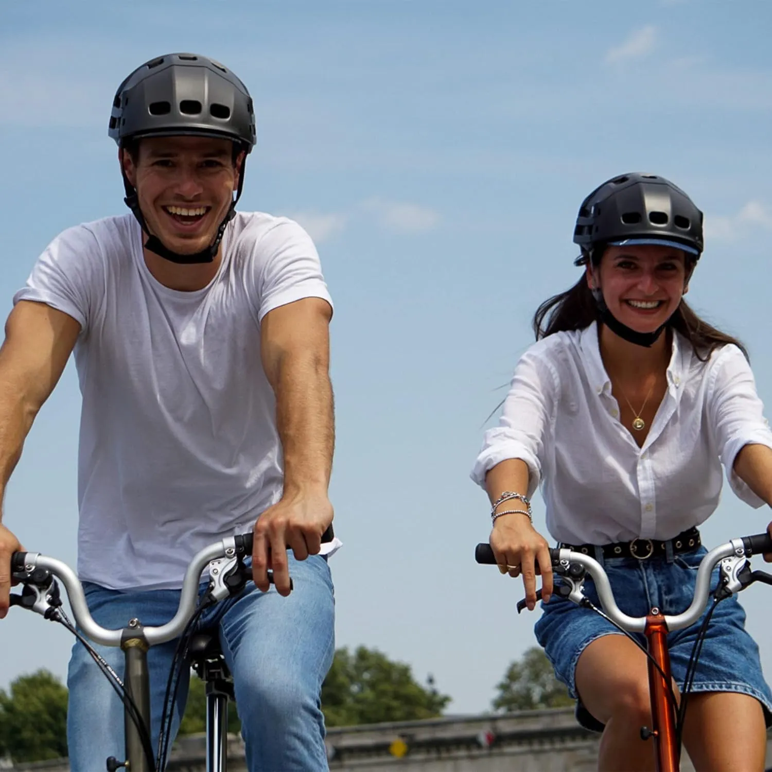 Overade Plixi Foldable Helmet - for Bike, Kick Scooter, e-Bike - Volume Divided by 3 when Folded- Same Protection as Classic Helmet