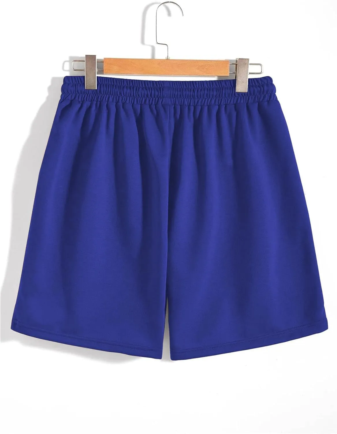 OYOANGLE Men's Graphic Drawstring Shorts Athletic Sport Gym Workout Shorts