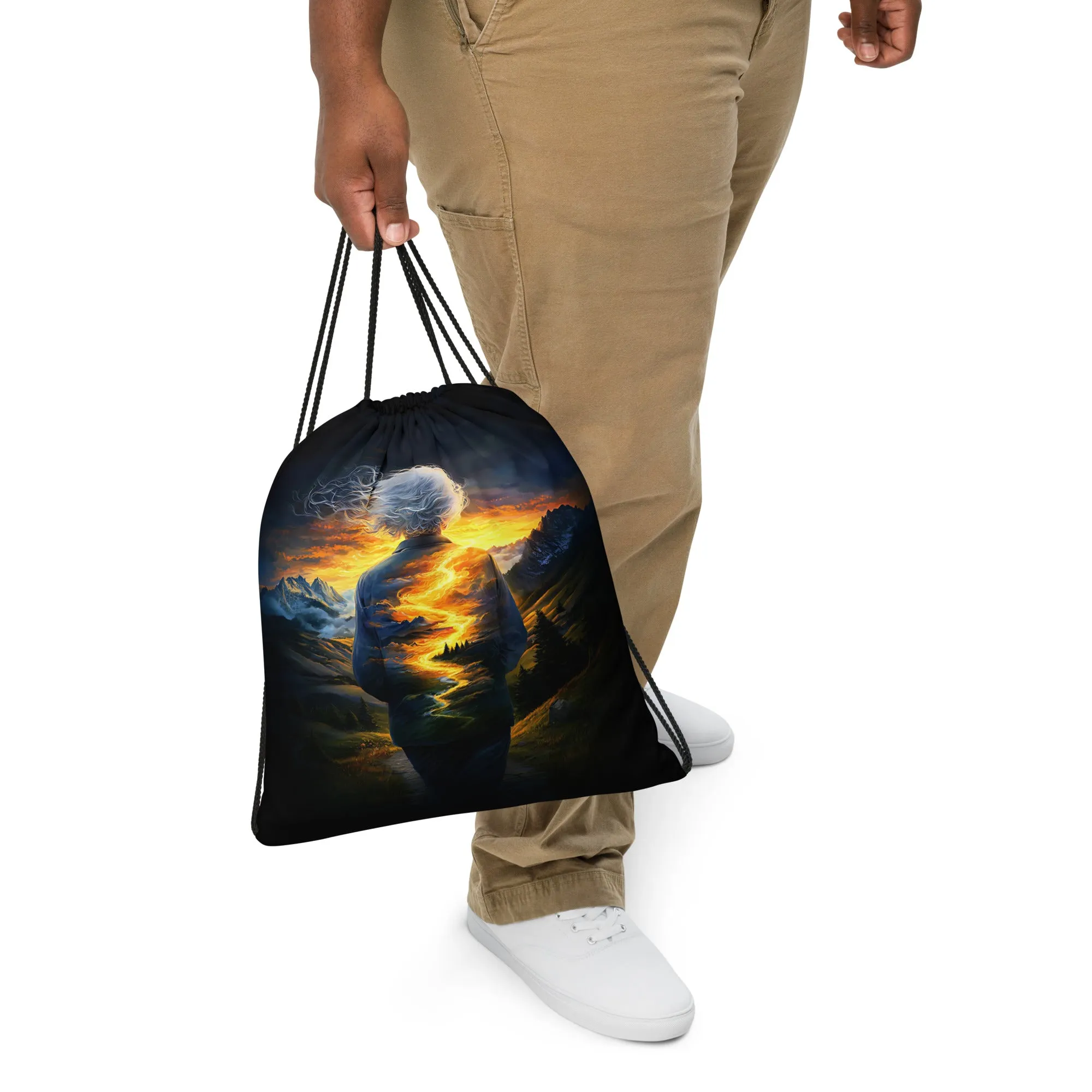 Path to Renewal Drawstring bag