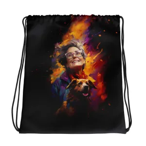 Pawfect Companion Drawstring bag
