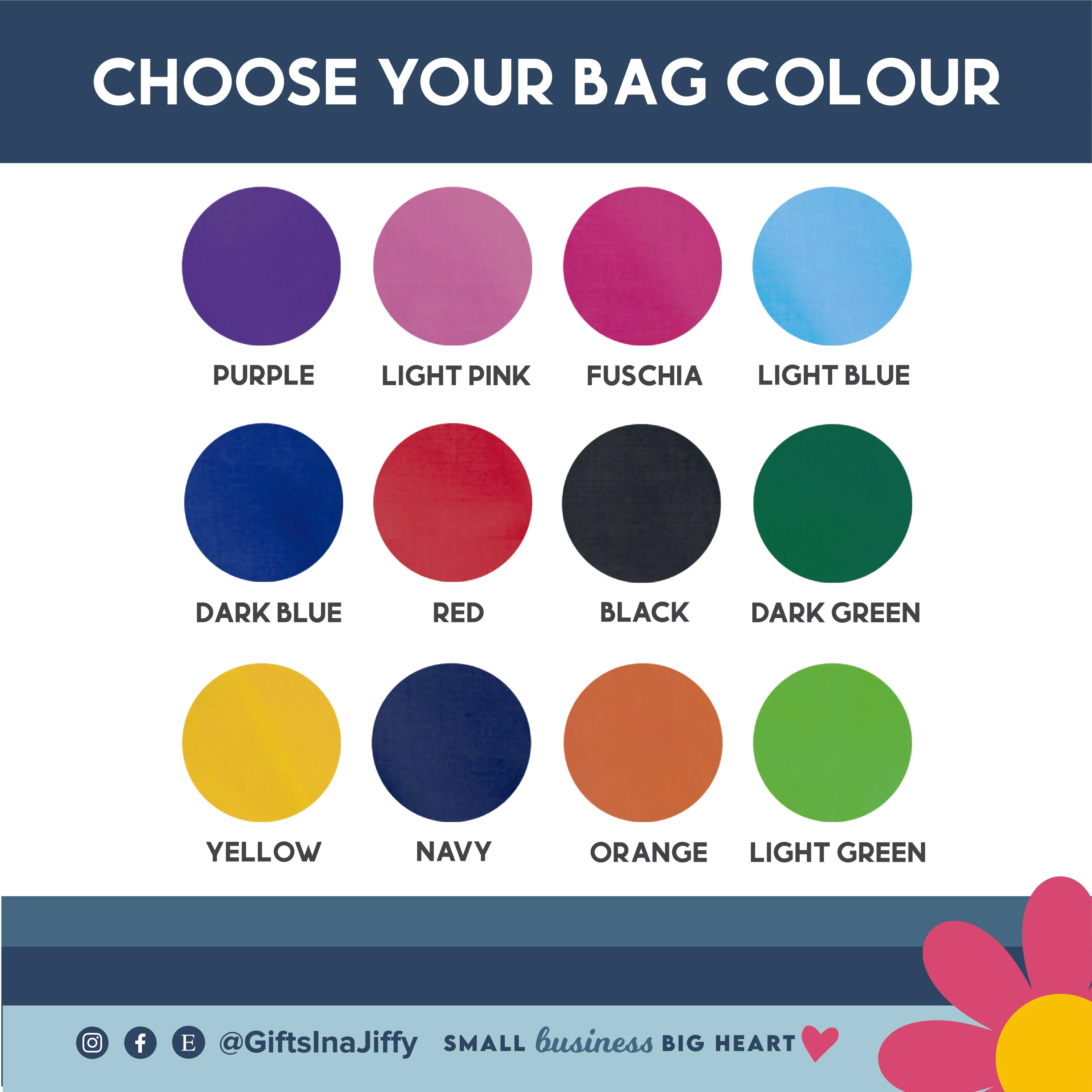 Personalised Name & Initial Children's Drawstring Bag