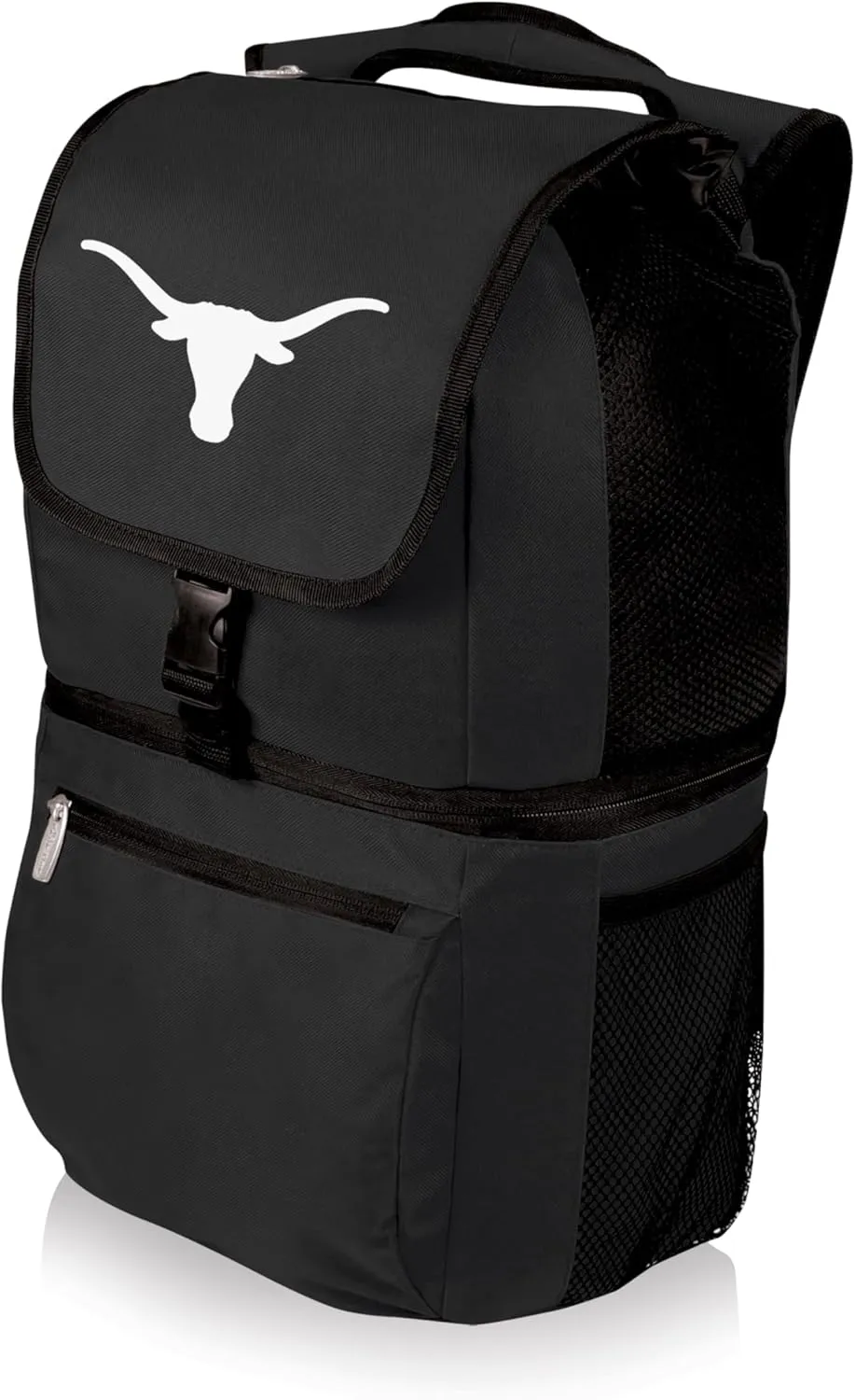 PICNIC TIME NCAA Texas Longhorns Zuma Backpack Cooler, Soft Cooler Backpack, Lunch Cooler, (Black)