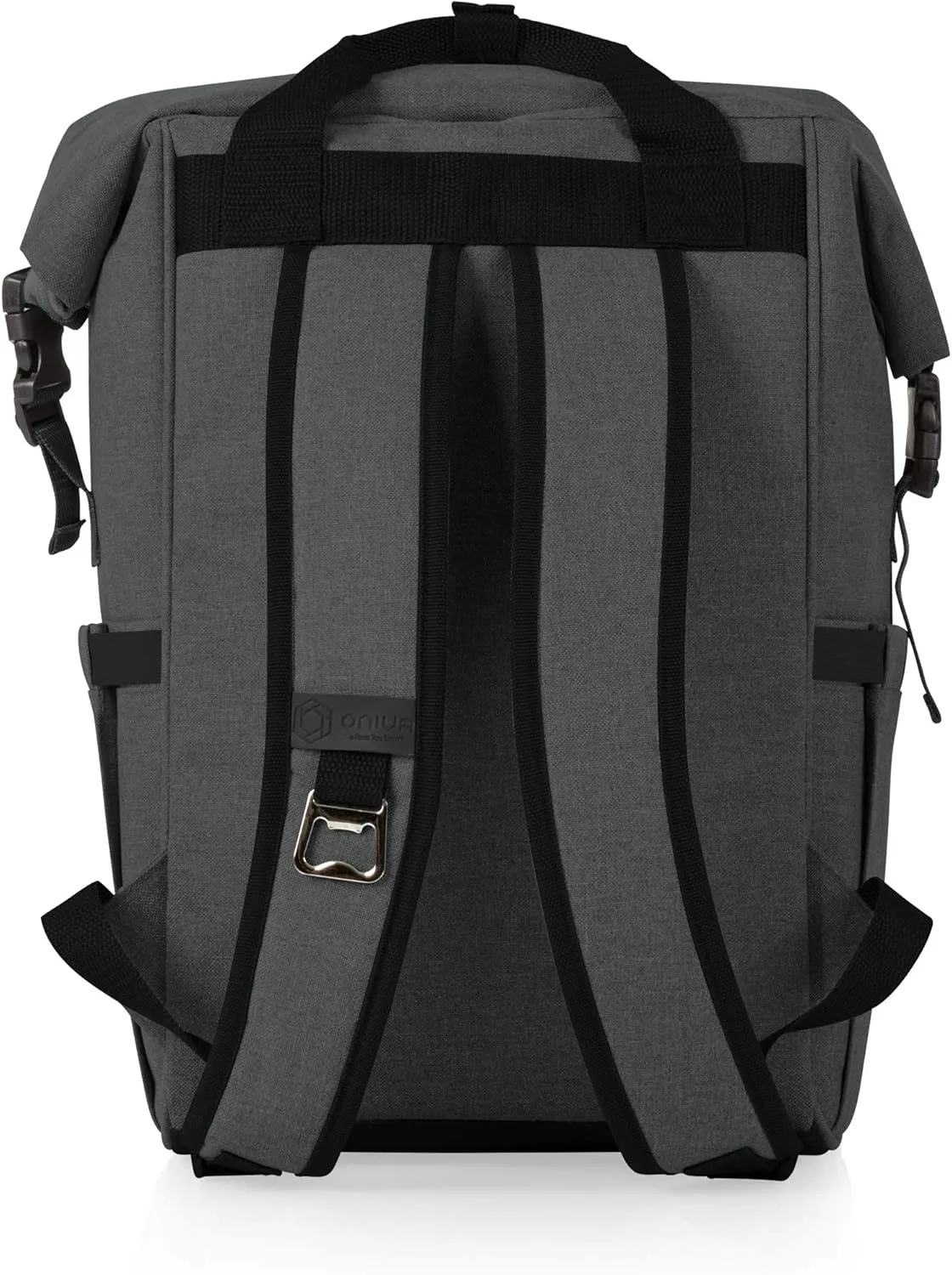 PICNIC TIME NFL Washington Commanders OTG Roll-Top Cooler Backpack - Hiking Backpack Cooler - Soft Cooler Bag, (Heathered Gray)