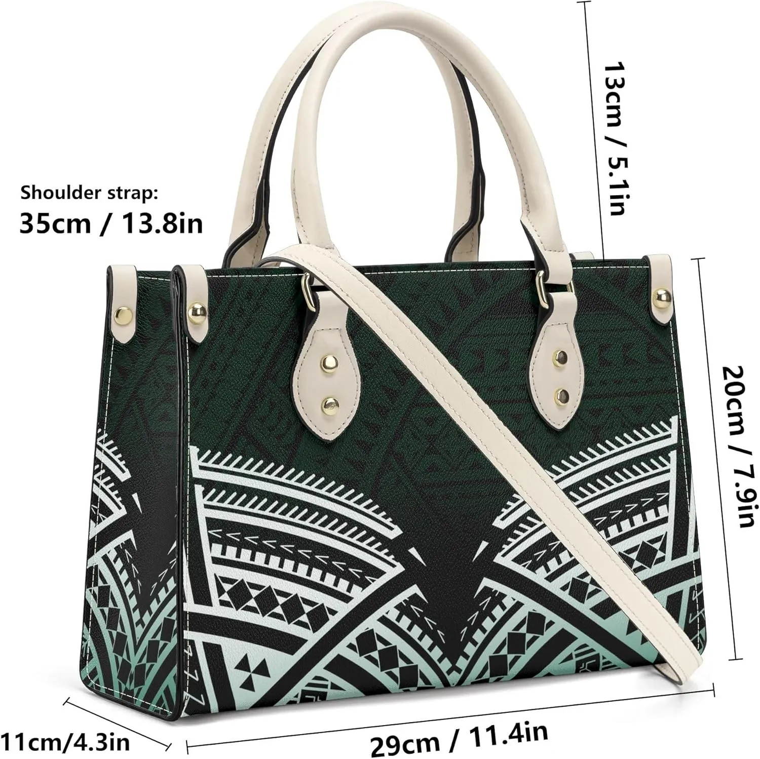 Polynesian Women'S Handbag Samoan Temperament Crossbody Bag Shoulder Bag Custom Handbag Pattern