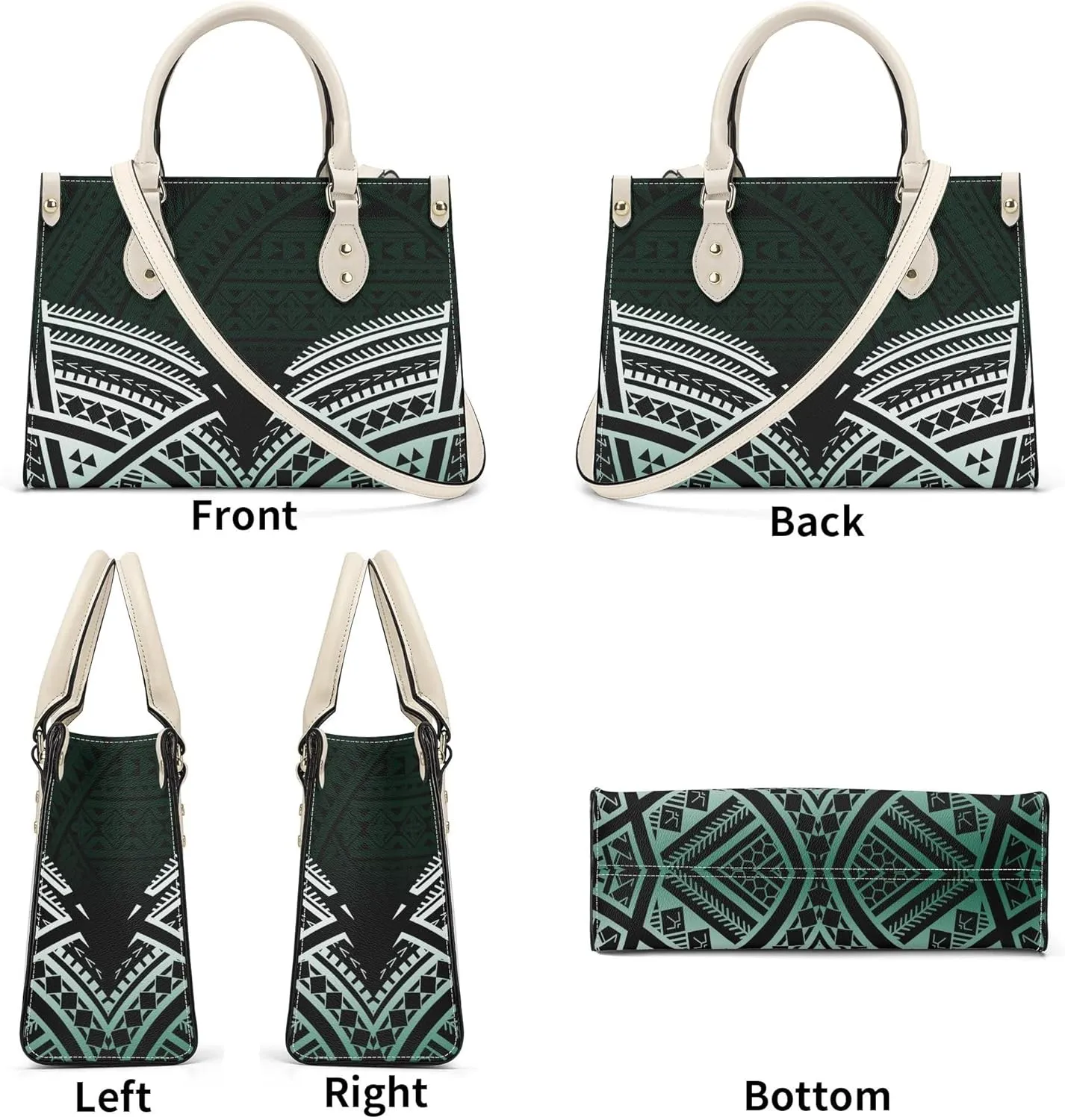 Polynesian Women'S Handbag Samoan Temperament Crossbody Bag Shoulder Bag Custom Handbag Pattern