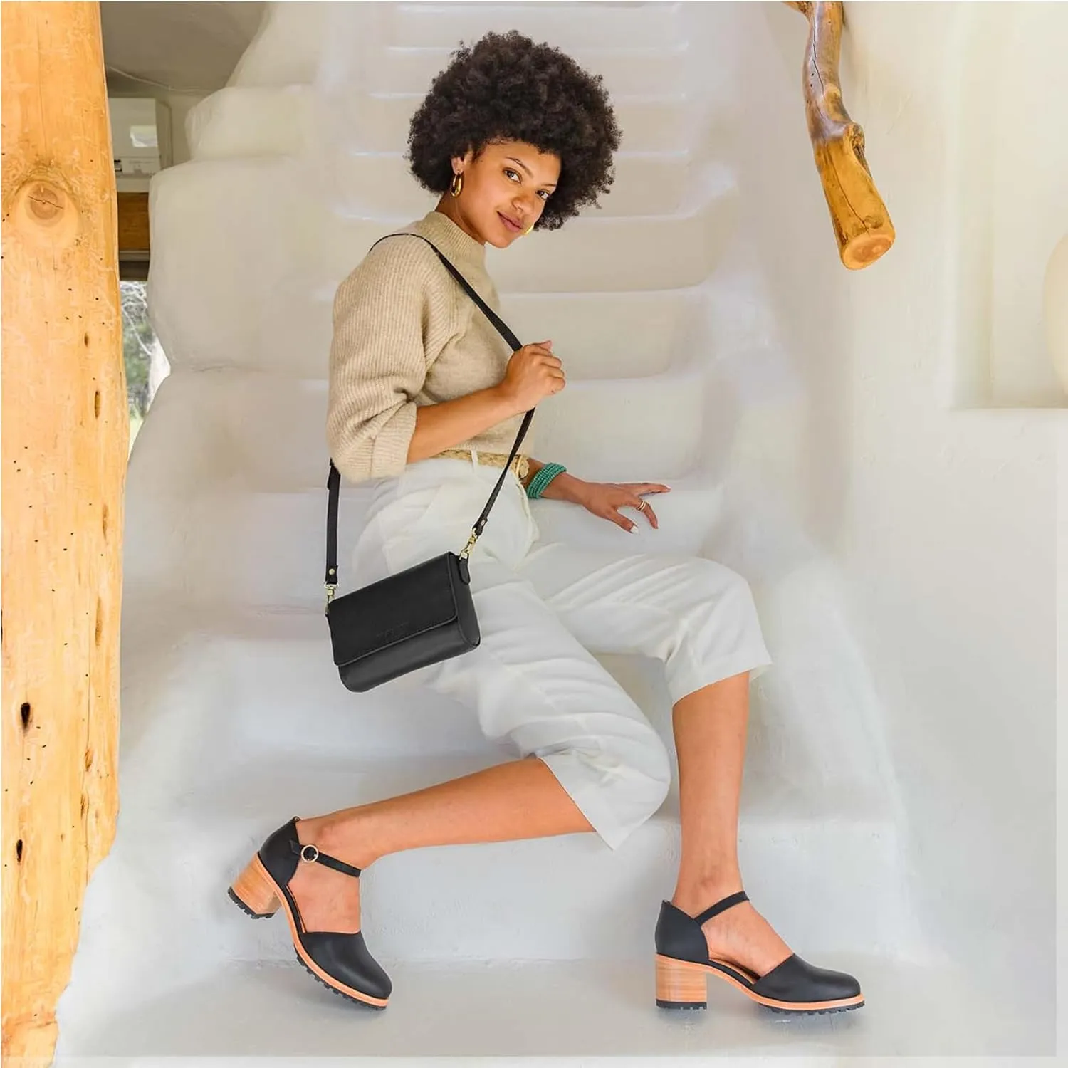 Portland Leather Goods Metro Mini Crossbody Bag for Women – Handmade from from the Finest Full-Grain Hides