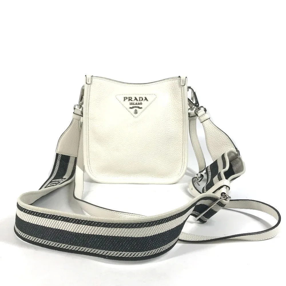 Prada 1Bh191 Logo Diagonal Hanging (E.G. Of A Rocket) Pochette Metis Briefcase Bag Shoulder Leather Women