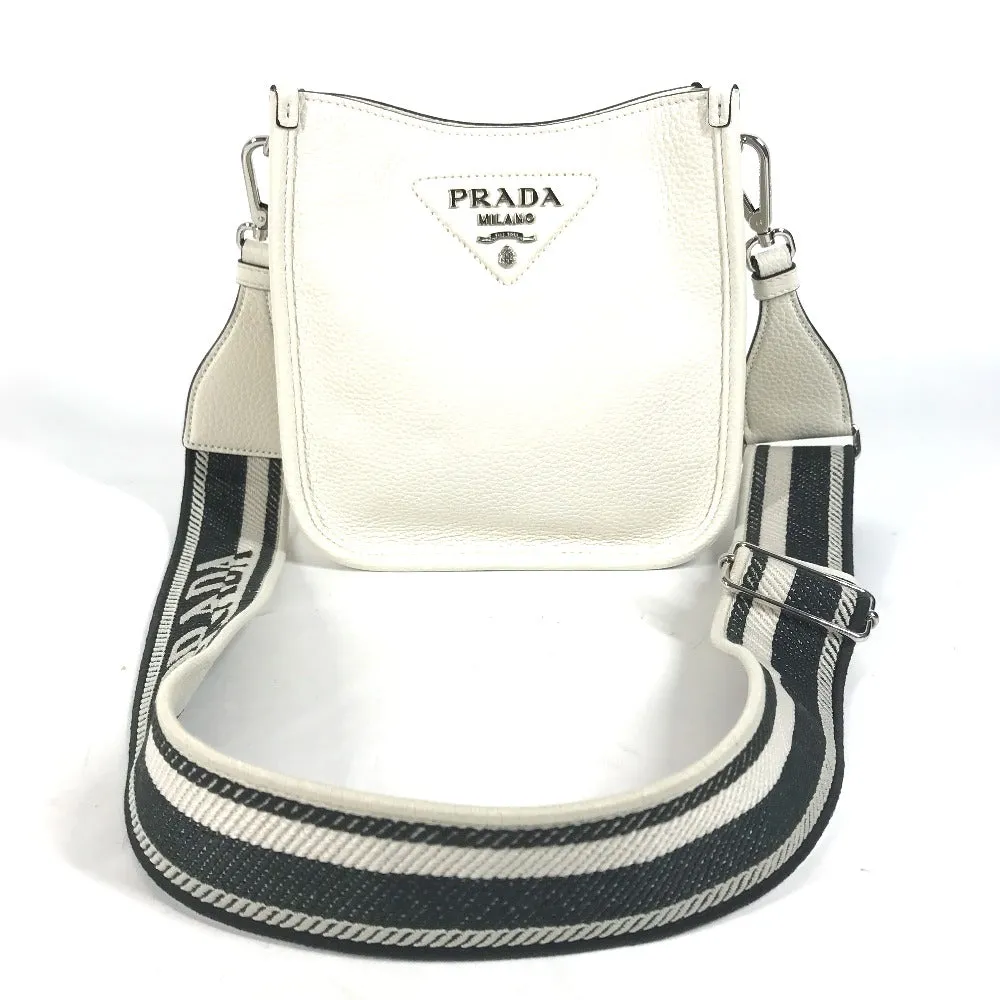 Prada 1Bh191 Logo Diagonal Hanging (E.G. Of A Rocket) Pochette Metis Briefcase Bag Shoulder Leather Women