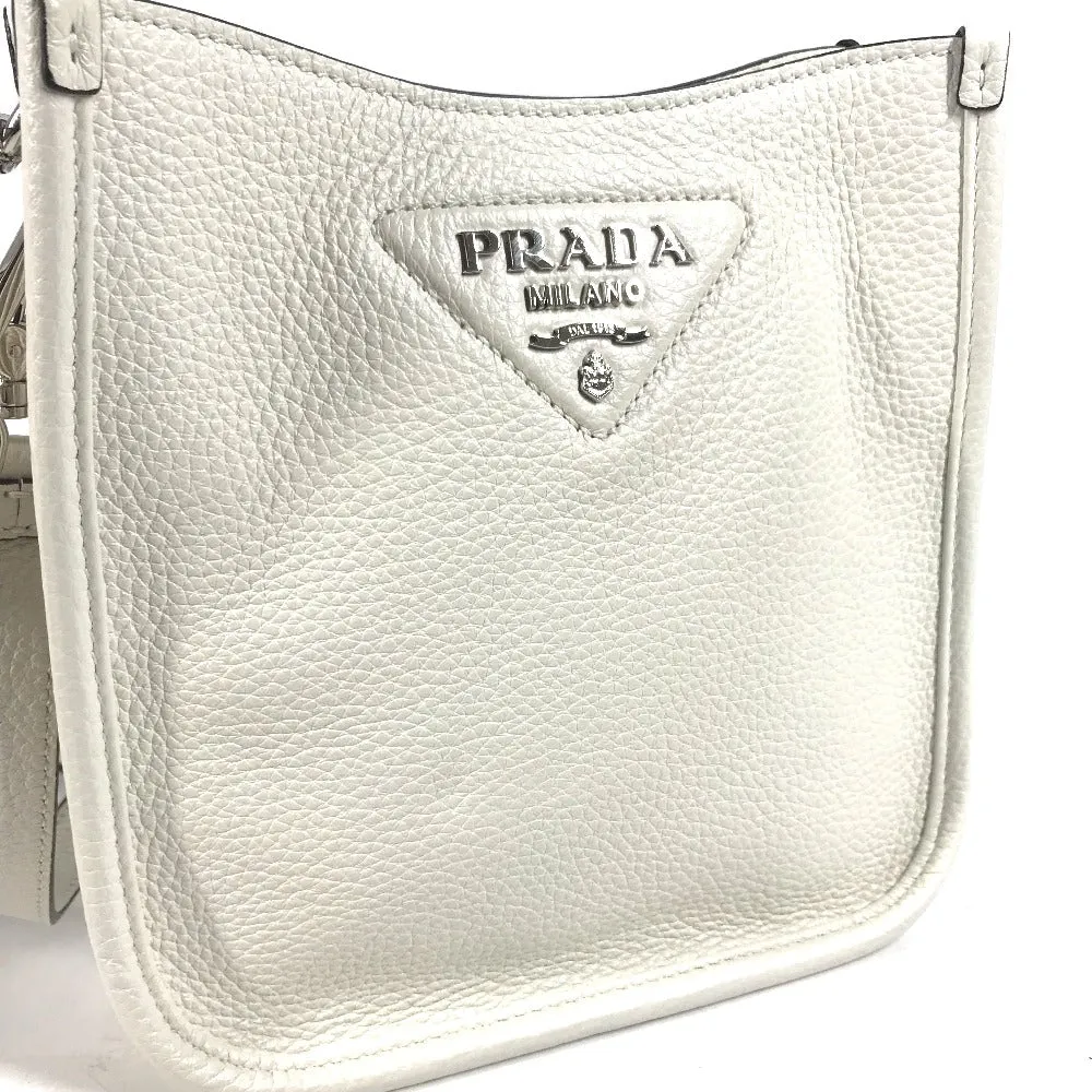 Prada 1Bh191 Logo Diagonal Hanging (E.G. Of A Rocket) Pochette Metis Briefcase Bag Shoulder Leather Women