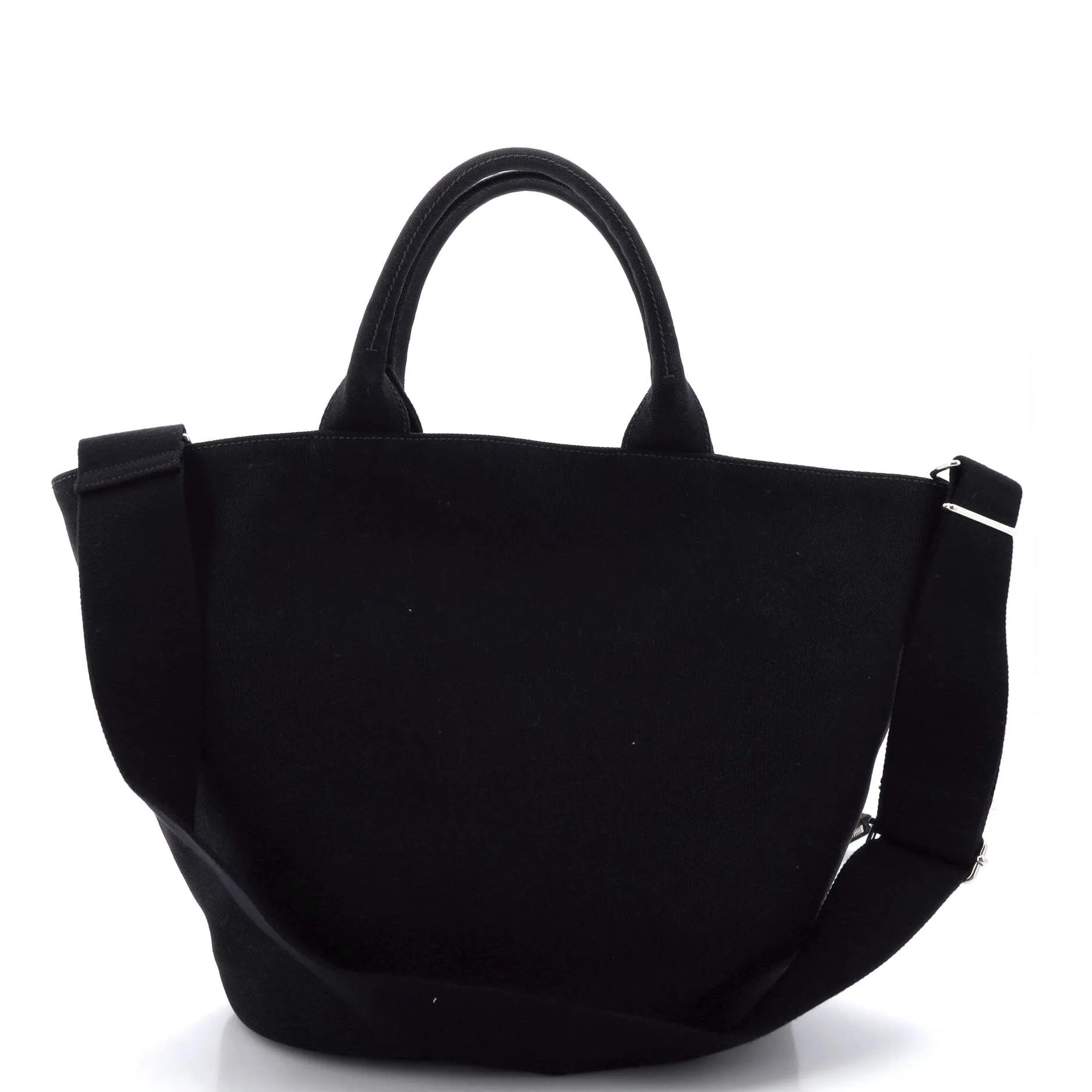 Prada Canapa Convertible Shopping Tote Canvas Medium