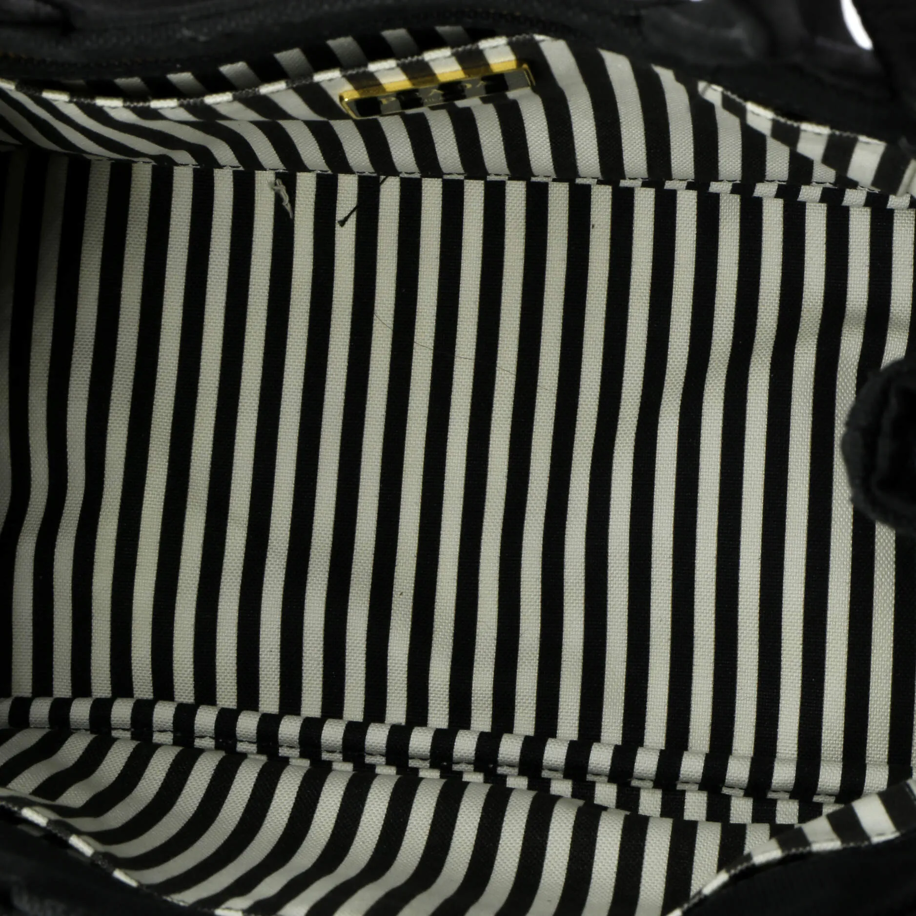 Prada Canapa Convertible Shopping Tote Canvas Small
