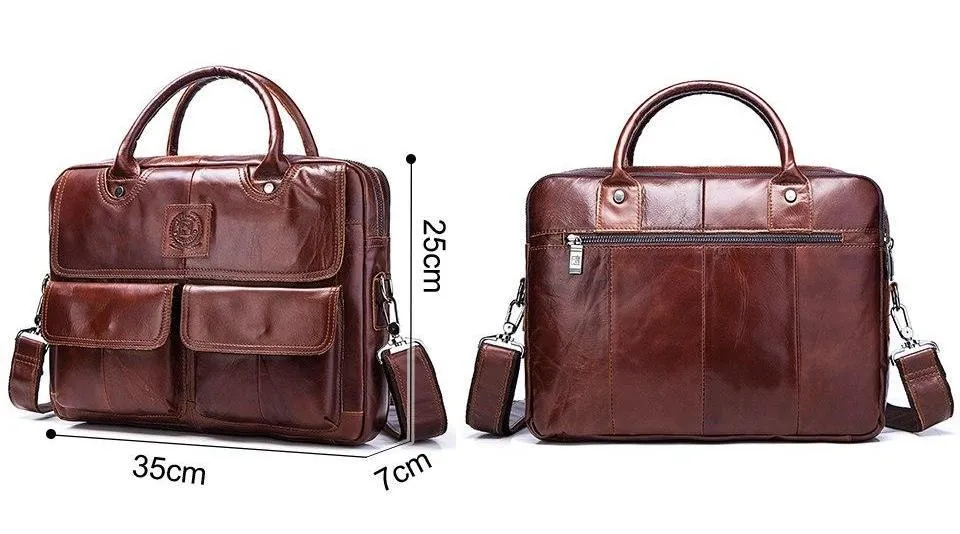 Premium Genuine Leather Briefcase