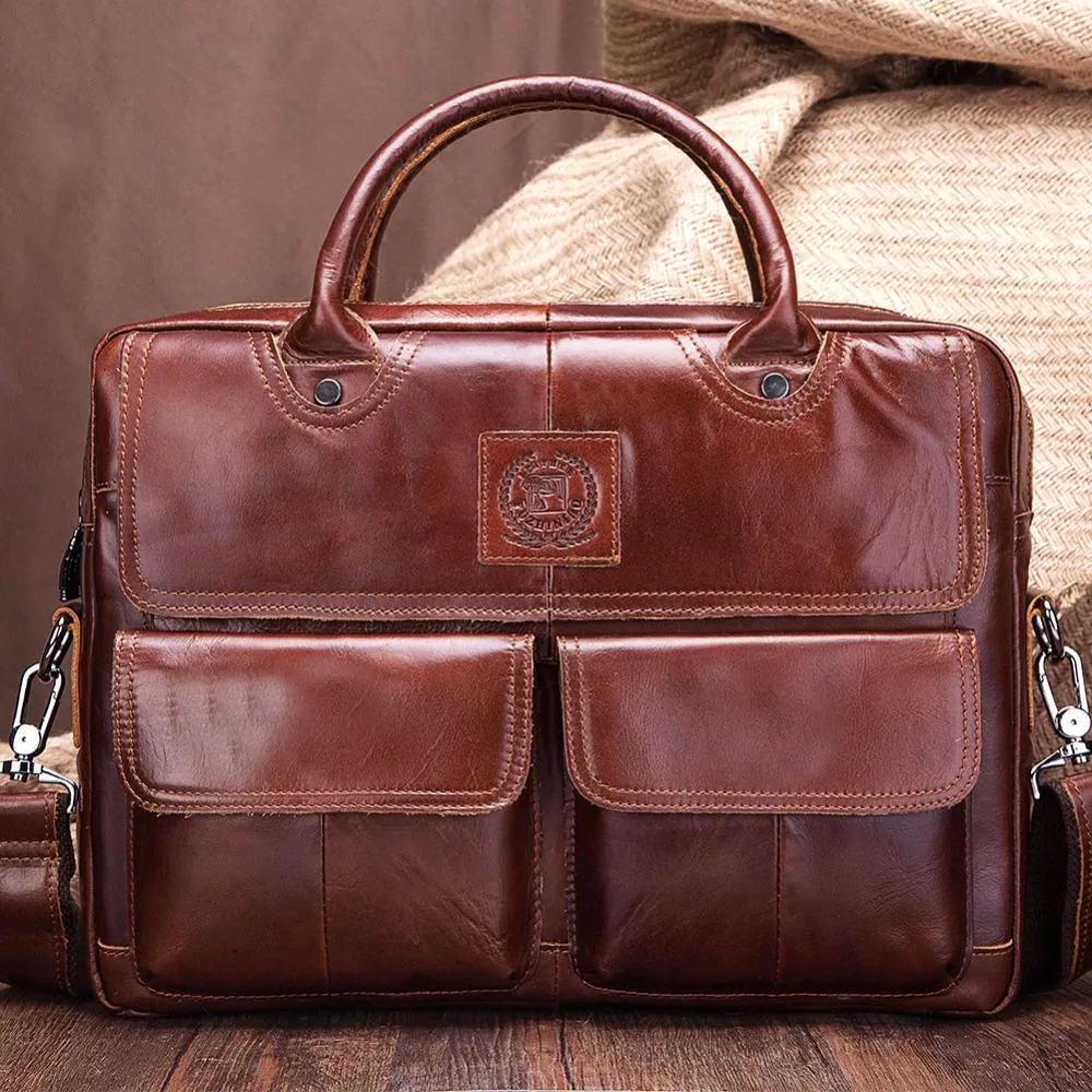 Premium Genuine Leather Briefcase