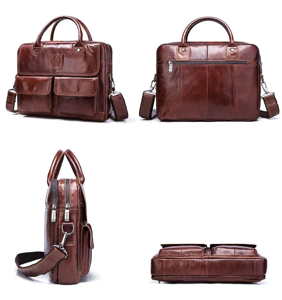 Premium Genuine Leather Briefcase