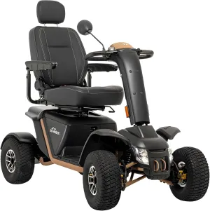 Pride Mobility Baja Wrangler 2 Outdoor Scooter - Comfort Mobility for Adults, 450 Lbs Weight Capacity, 75 Ah Battery, Desert Sand, 16" x16-18 Seat Size - BA400
