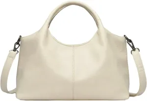PU Leather Crossbody Bag Women Commuting Satchel Trendy Tote Purse Travel Shopping