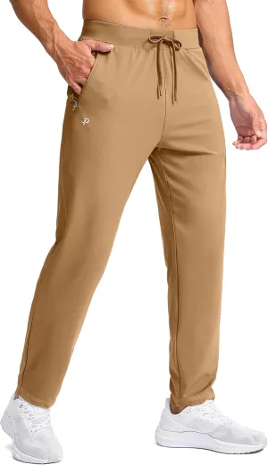 Pudolla Men's Lightweight Sweatpants with Pockets Ultra 4-Way Stretch Soft Joggers for Gym Workout Runing Athletic Pants