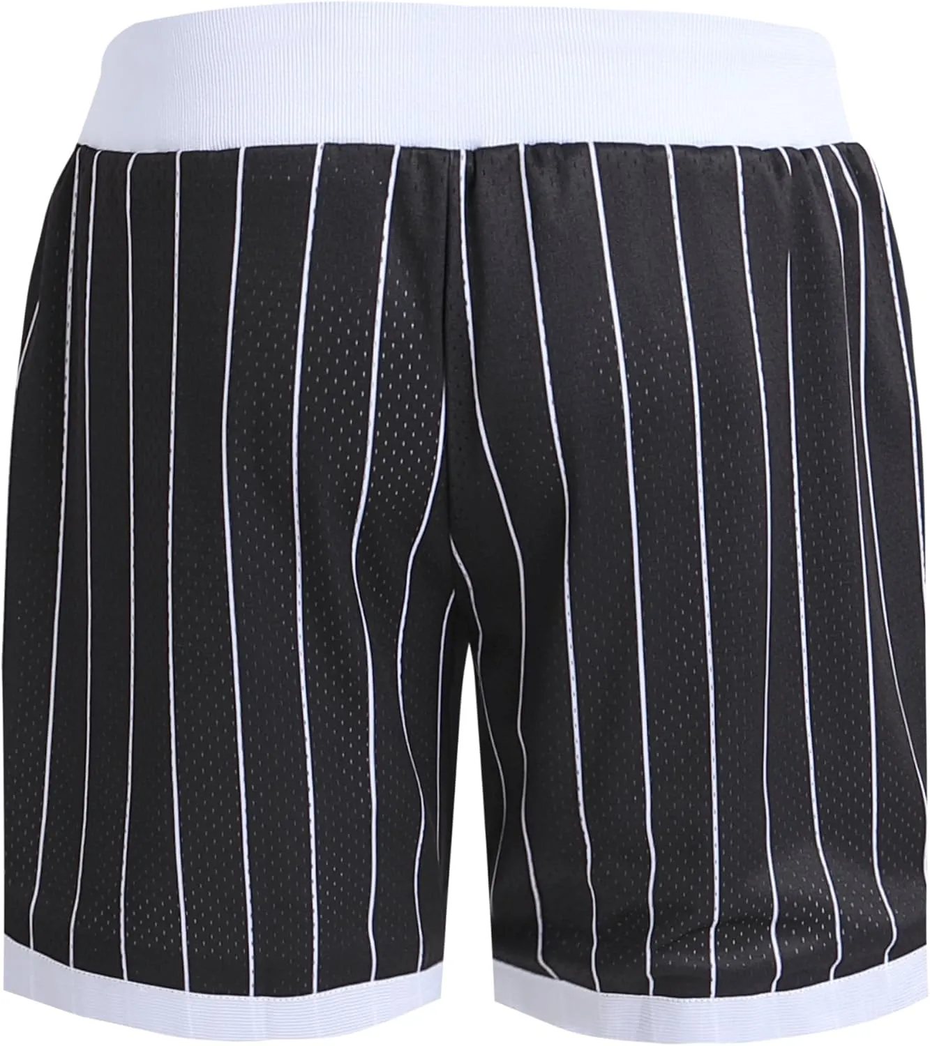 Pullonsy Basketball Athletic Mesh Shorts with Zip Pockets for Men, Running Workout Gym Sports 7 Inche Inseam