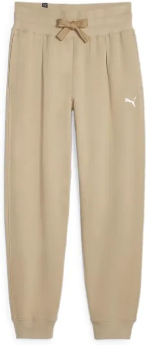 PUMA Womens Her High Waisted Drawstring Sweatpants Casual Drawstring - Beige - Size XS