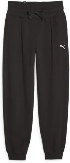 PUMA Womens Her High Waisted Drawstring Sweatpants Casual Drawstring - Black - Size XL