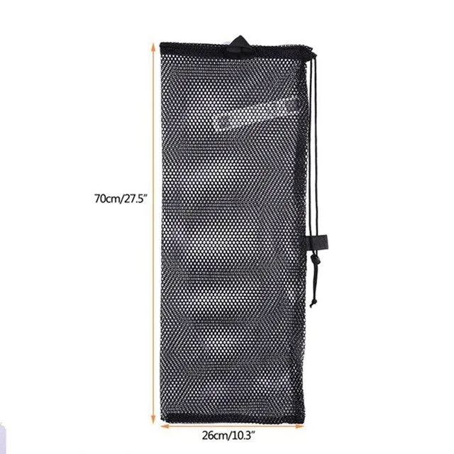 Quick Dry Polyester Mesh Bag  Swimming Diving Drawstring Bag Water Sports Snorkelling Packing Net Bags