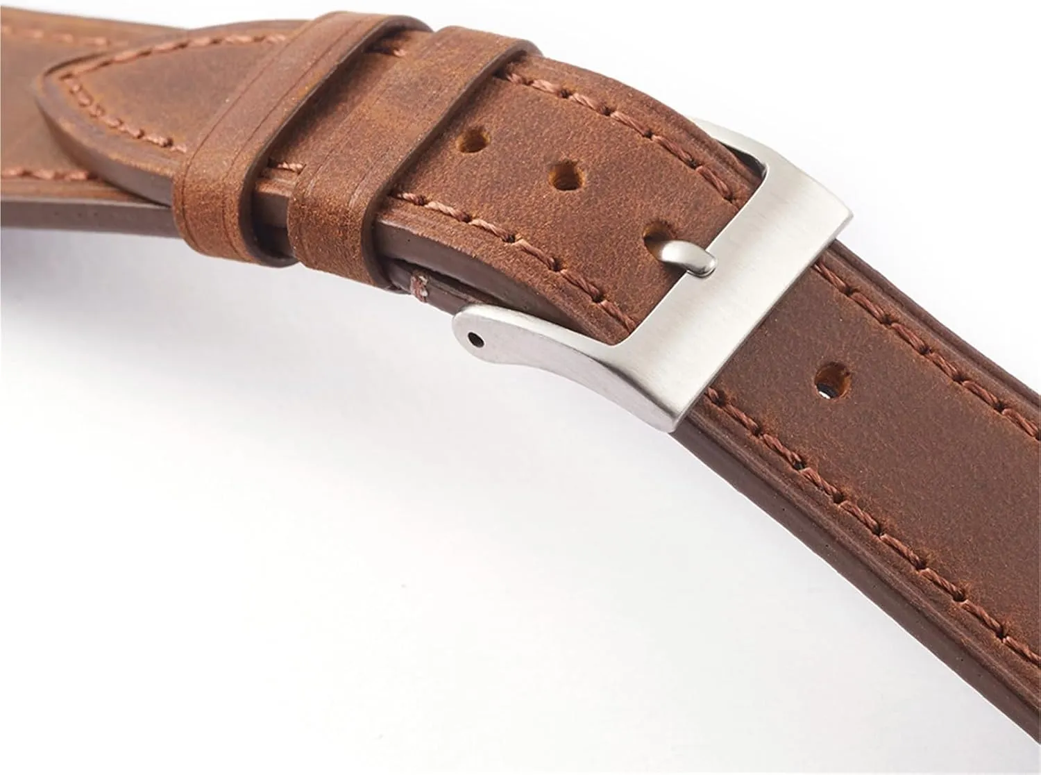 Quick Release Vintage Watch Strap 18mm 19mm 20mm 21mm 22mm Bracelet Watch Band Stainless Steel Buckle Men Women