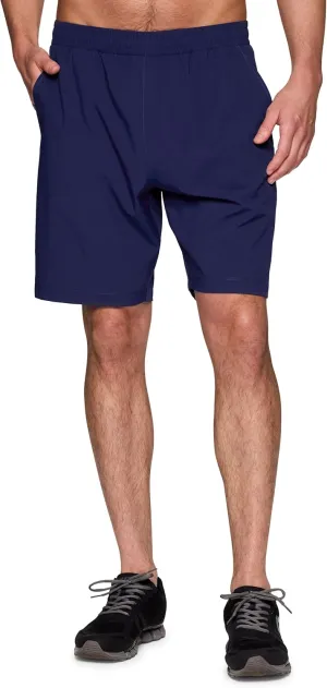 RBX Active Ripstop Shorts for Men, Quick Drying 9-Inch Inseam Workout Hiking Running Gym Basketball Shorts with Pockets