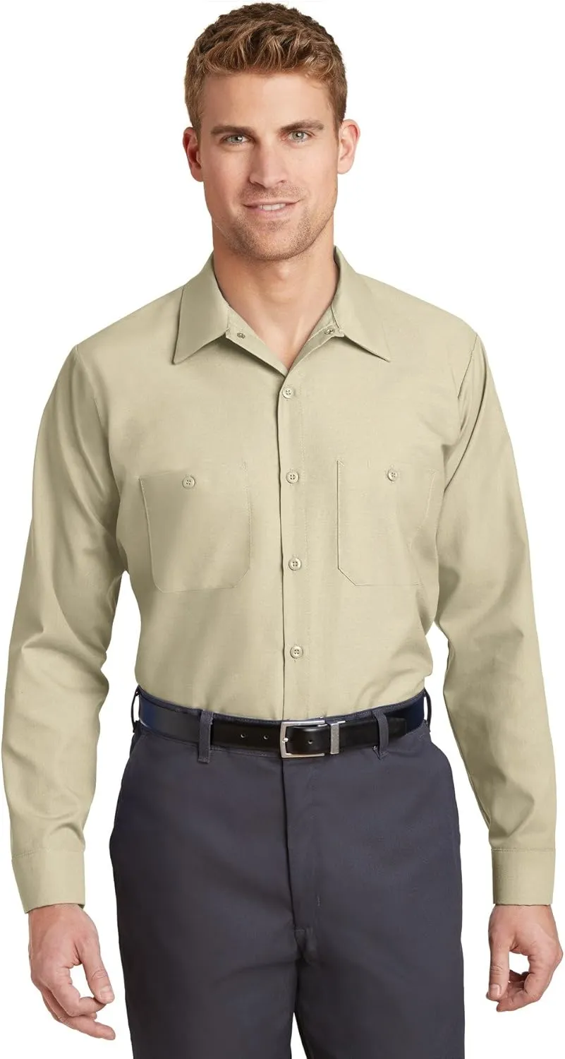 Red Kap Men's Industrial Long Sleeve Work Shirt