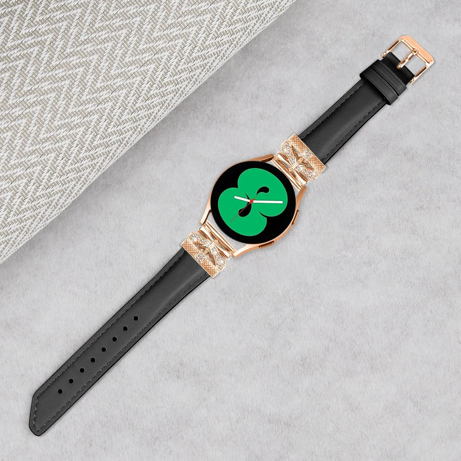 Replacement straps for watches Compatible With Galaxy Watch 3 41mm,Adjustable Genuine Leather Wrist Strap with Metal Buckle for Galaxy Watch 42mm/Active/Active2/Gear S2