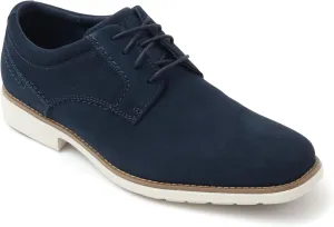 Rockport Total Motion Next Gen Plain Toe Men's Business Shoes, new dress blues suede, 26.0 cm W