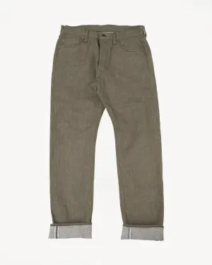 S0150GNX - 17oz Uguisu Denim - Regular Straight