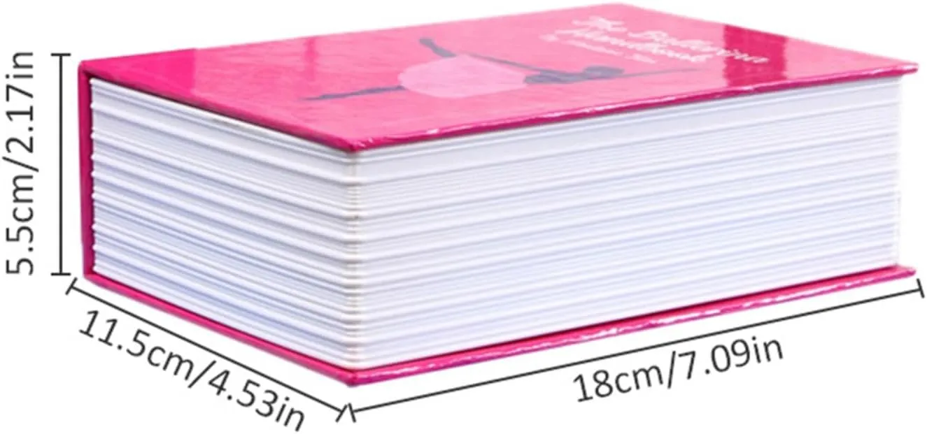 Safe Book | Transfer Book Safe with Lock - Password Code Book with Hidden Secret Compartment for Jewelry, Money and Cash