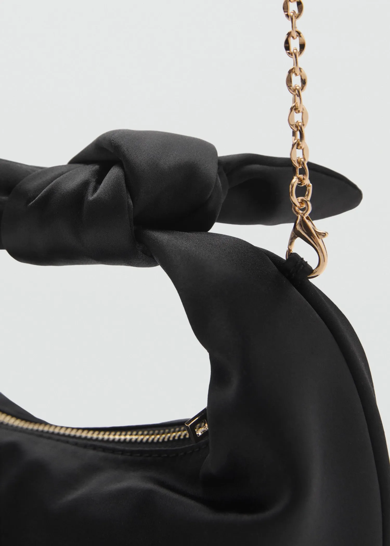 Satin handbag