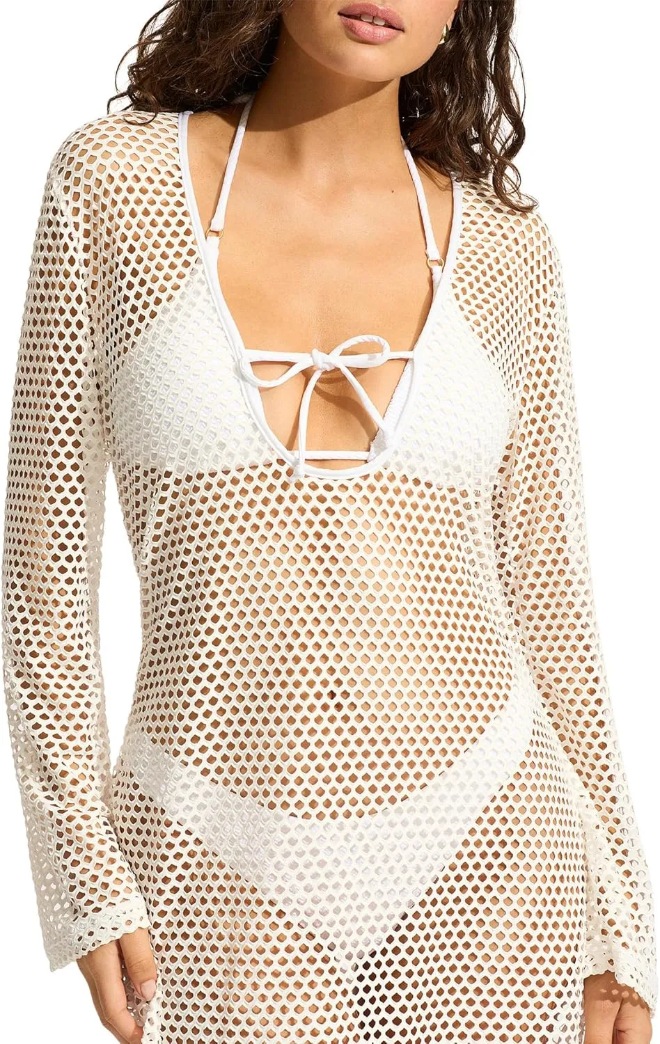 Seafolly Women's Mesh Effect Cover Up