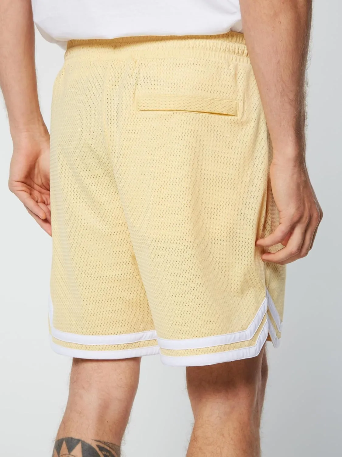 Sergio Tacchini Spazio Banda Mesh Short- Golden Haze