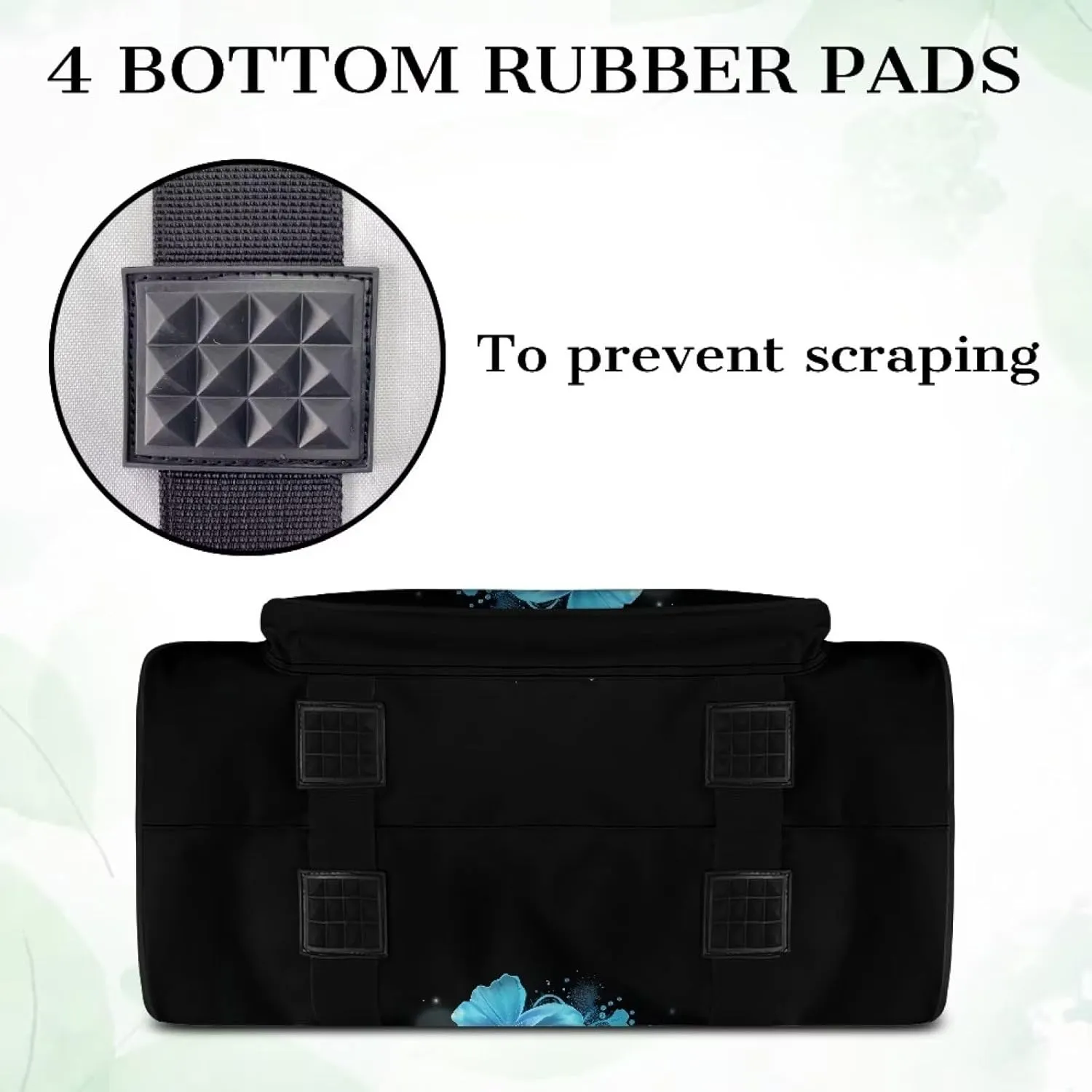 Sewing Machine Case Tote, Blue Turtle Travel Case Tote Bag for Sewing Machine, Universal Sewing Box Storage Bag Compatible with Most Standard Size Sewing Machine