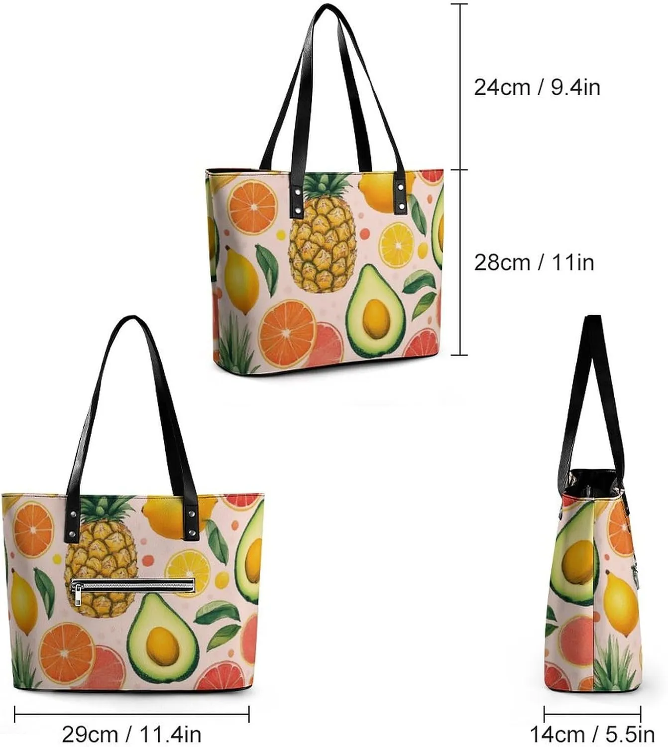 Shopping Bag Work Tote Shoulder Bag for Womens