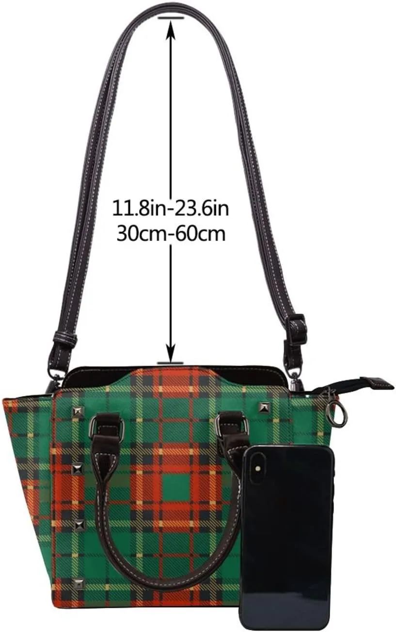 Shoulder Bag Beach PU Leather Studded Shoulder Bag Rivet Womens Clutch Bag for Christmas