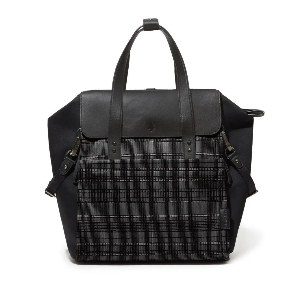 Skip Hop Highline Convertible Diaper Bag Backpack Black Granite One Size