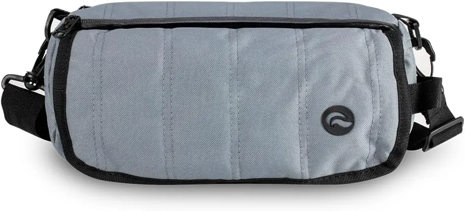 Skunk Uptown Crossbody Duffle Bag (Platinum Gray)