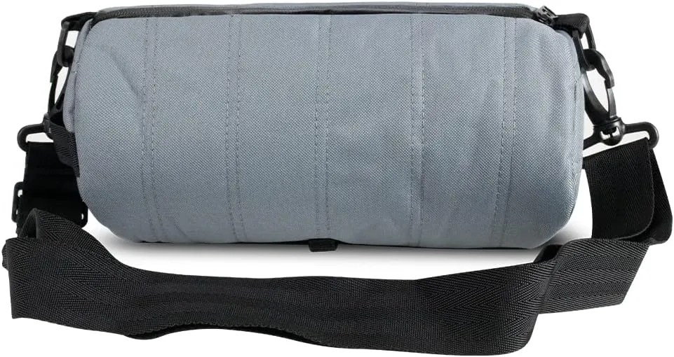 Skunk Uptown Crossbody Duffle Bag (Platinum Gray)