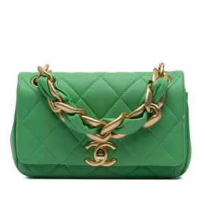 Small Quilted Lambskin Chain Is More Flap