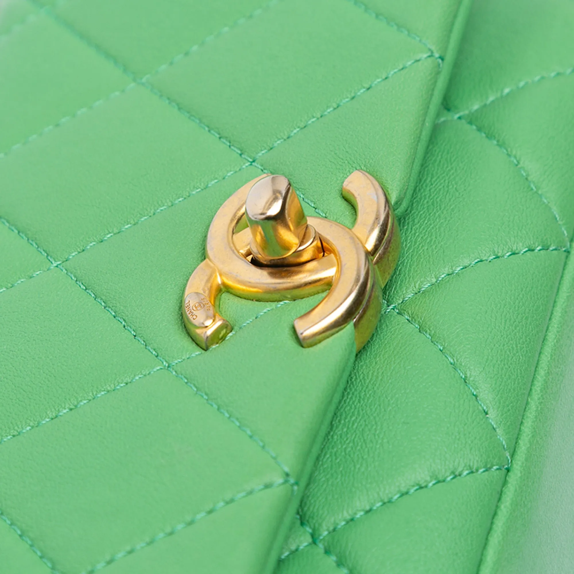 Small Quilted Lambskin Chain Is More Flap