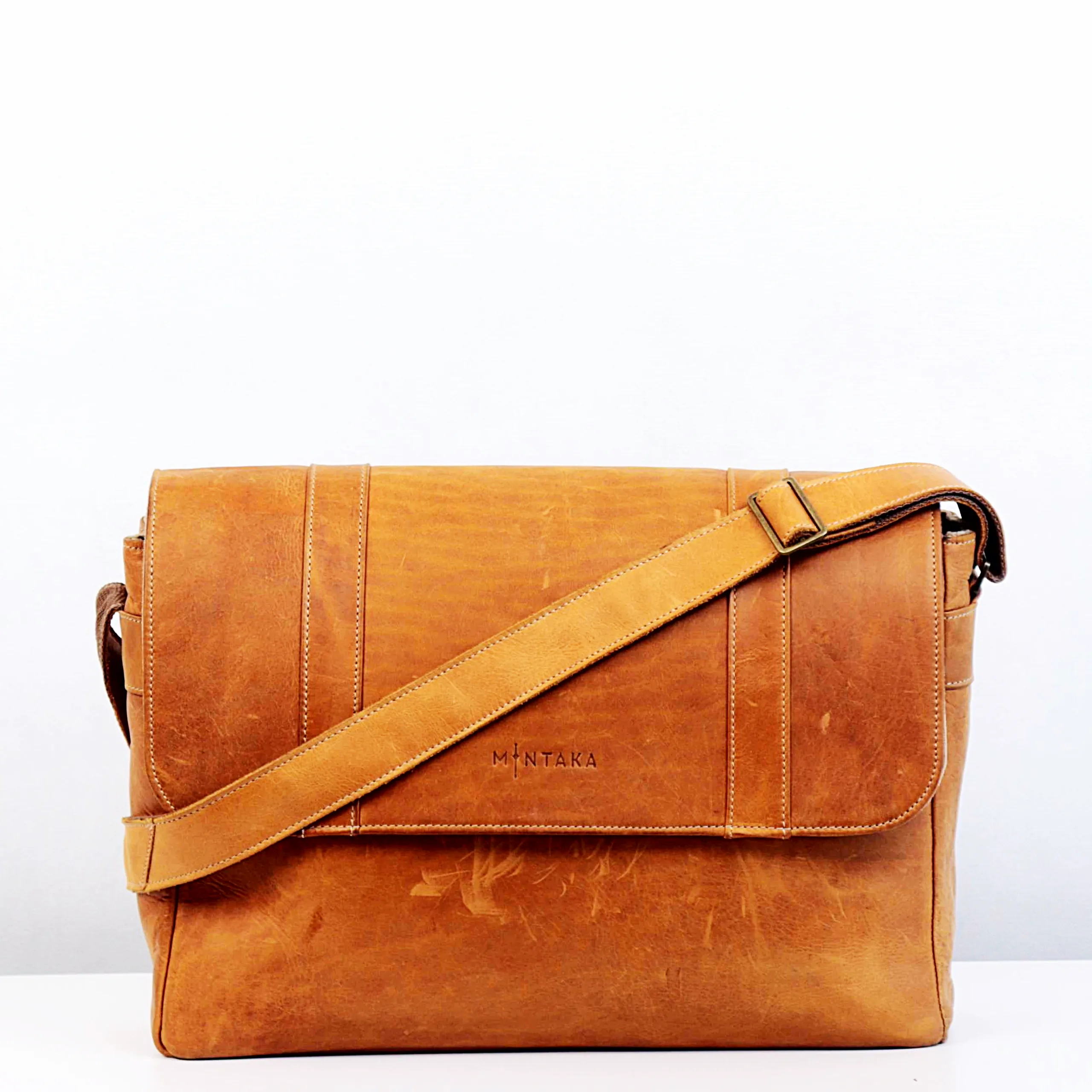Smith Leather Laptop Satchel