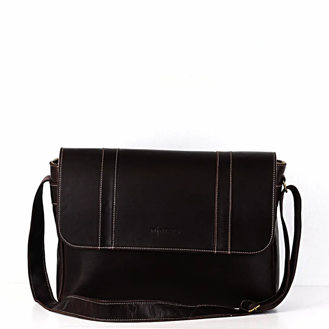 Smith Leather Laptop Satchel