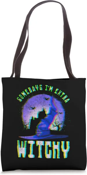 Somedays I'm Extra Witchy Funny Halloween Men's Tote Bag