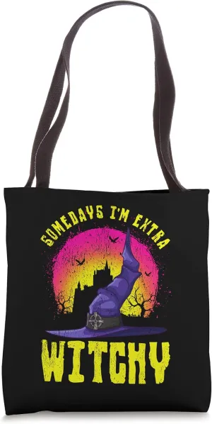 Somedays I'm Extra Witchy Funny Halloween Women's Tote Bag