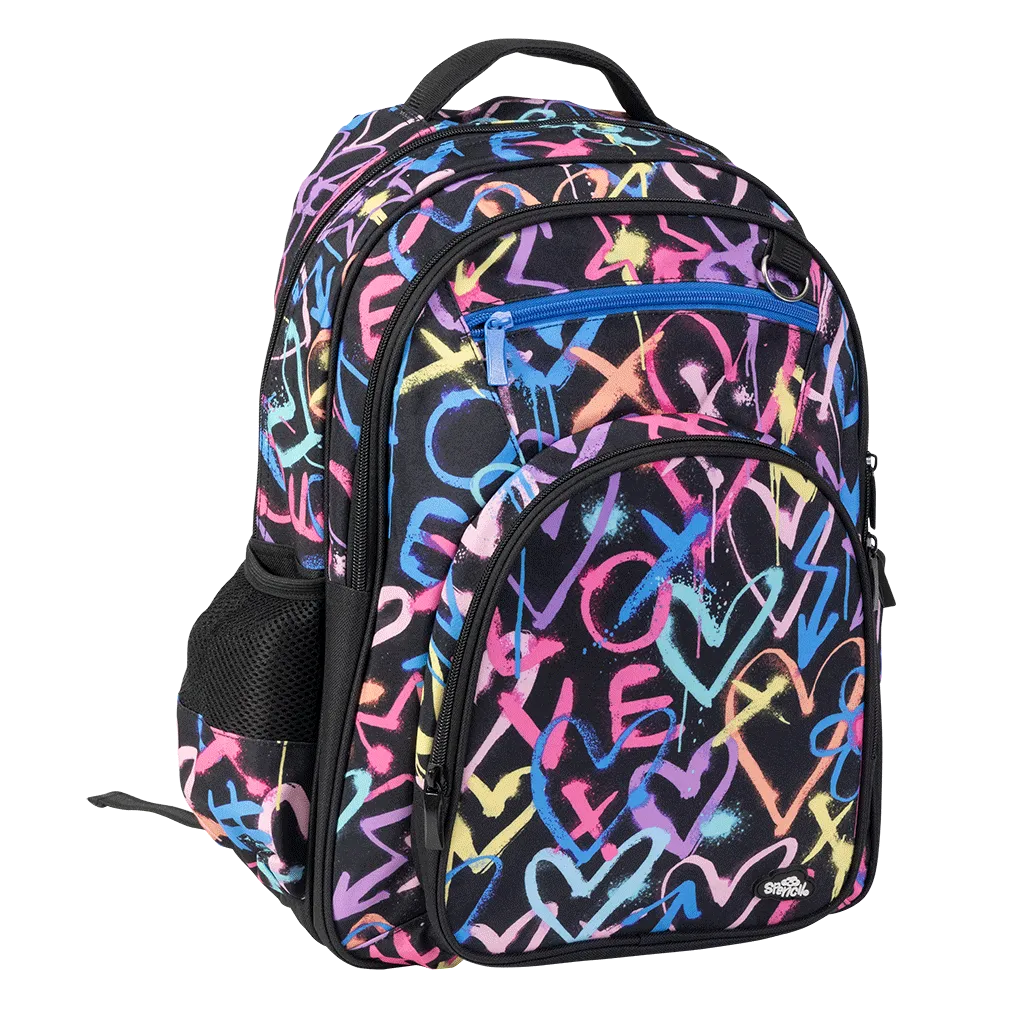 Spencil Big Kids Backpack - Hearts & Crosses